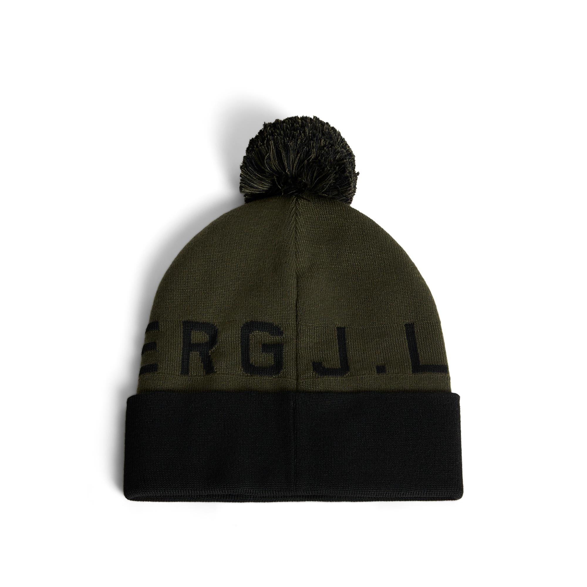 J Lindeberg Brannon Mens Beanie Black